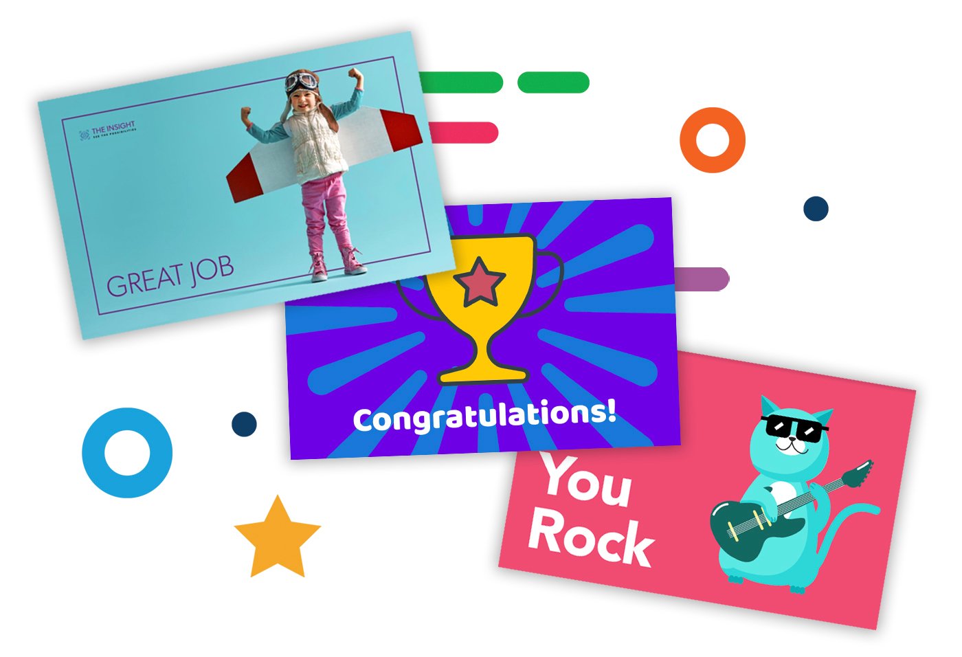 employee rewards - peer-to-peer recognition with eCards